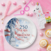 Amerikas Semiquincentennial 250 Jahre Freiheit Pappteller (Party)
