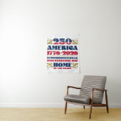 Amerikas simiquintentenale Patriotik-Tapestry Wandteppich (Beispiel)