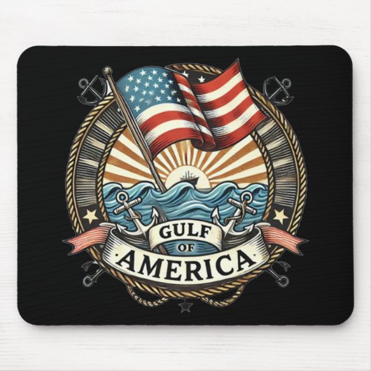 Amerikas Sonnengolf Mousepad (Vorne)