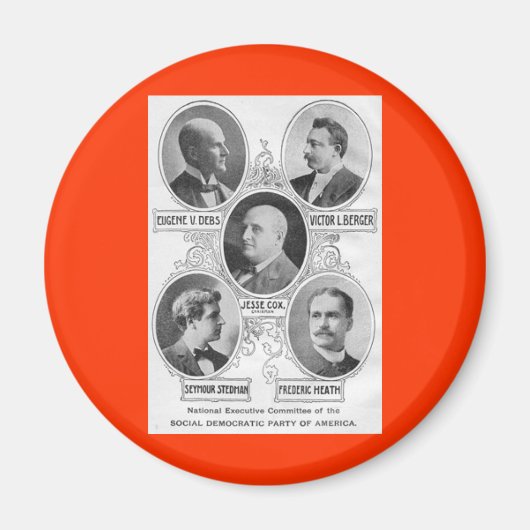 Amerikas sozialdemokratisches Party-1900 Magnet (Vorne)