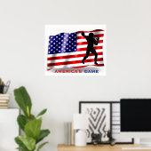 AMERIKAS SPIEL POSTER (Heimbüro)