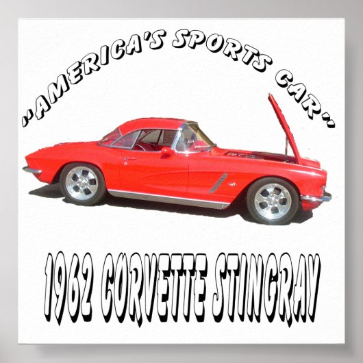 "Amerikas Sportwagen" Poster (Vorne)