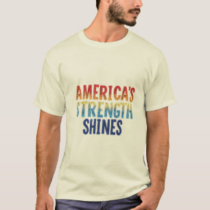 "Amerikas starke Schlampen - Patriotischer T - Shi T-Shirt
