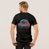 Amerikas starke Schlangen Tri-Blend Shirt (Rückseite voll)