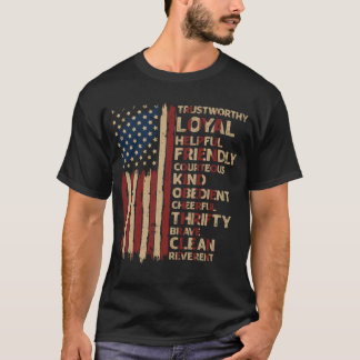 Amerikas Tag der Unabhängigkeit des Pfadfindergese T-Shirt