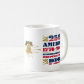 Amerikas Tasse zum 250. Jahrestag (VorderseiteRechts)