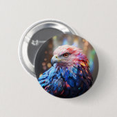 Amerikas Traum - Fantastischer Adler Button (Vorne & Hinten)
