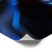 Amerikas Traum - Fantastischer Adler Poster (Ecke)