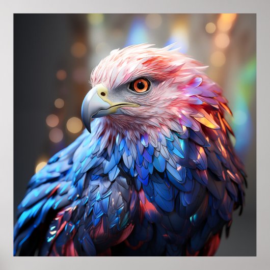 Amerikas Traum - Fantastischer Adler Poster (Vorne)