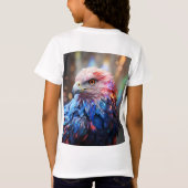 Amerikas Traum - Fantastischer Adler T-Shirt (Rückseite)