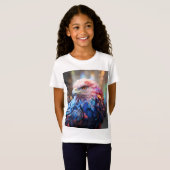 Amerikas Traum - Fantastischer Adler T-Shirt (Vorne ganz)