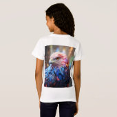 Amerikas Traum - Fantastischer Adler T-Shirt (Schwarz voll)