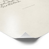 Amerikas Unabhängigkeitserklärung Fotodruck (Ecke)