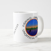Amerikas unamtlicher Pastime-Fischfang Jumbo-Tasse (Vorderseite Rechts)