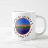 Amerikas unamtlicher Pastime-Fischfang Jumbo-Tasse (Rechts)