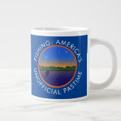 Amerikas unamtlicher Pastime-Fischfang Jumbo-Tasse (Rechts)