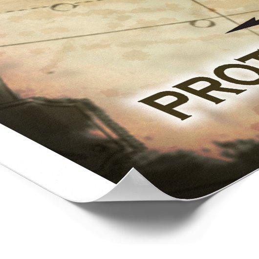 Amerikas ursprüngliche Grenzpatrouille Poster (Ecke)