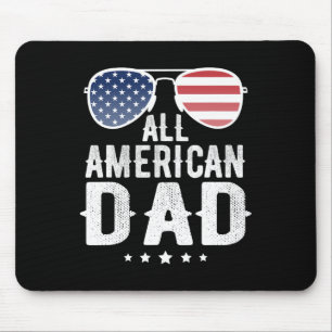 Amerikas Vater 4. Juli Patriotische Stolz Mousepad