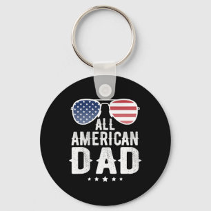 Amerikas Vater 4. Juli Patriotische Stolz Schlüsselanhänger