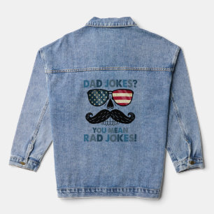 Amerikas Vater Funny Vater Jokes T - Shirt Jeansjacke