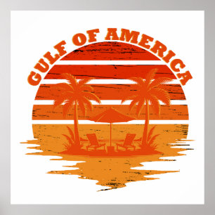 Amerikas Vintager amerikanischer Patriotismus im G Poster