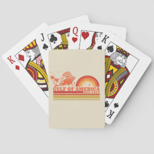 Amerikas Vintager amerikanischer Patriotismus im G Spielkarten