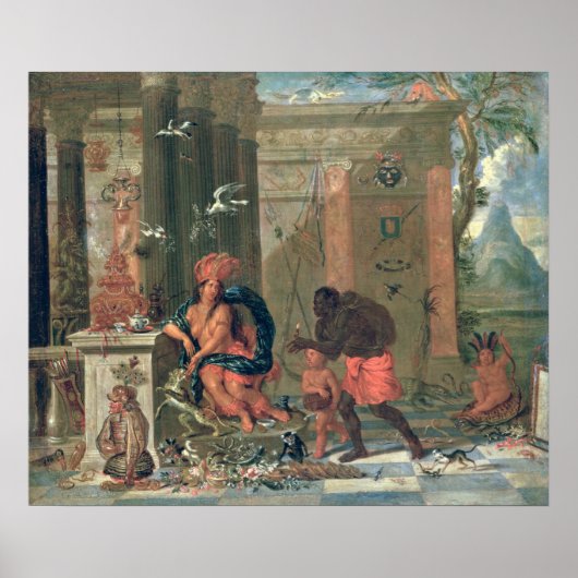 Amerikas Vorwurf von 1691 Poster (Vorne)