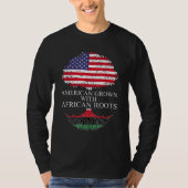 Amerikas Wachstum mit afrikanischen Wurzeln schwar T-Shirt (Vorderseite)