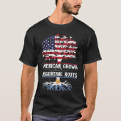 Amerikas Wachstum mit argentinischen Wurzeln T-Shirt (Vorderseite)