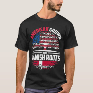Amerikas Wachstum mit dänischer Roots Dänemark Fla T-Shirt