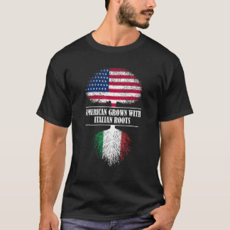 Amerikas Wachstum mit italienischen Wurzeln Italie T-Shirt