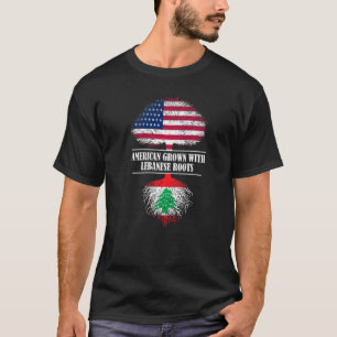 Amerikas Wachstum mit libanesischen Roots Libanon  T-Shirt