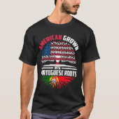 Amerikas Wachstum mit portugiesischer Roots-Portug T-Shirt (Vorderseite)