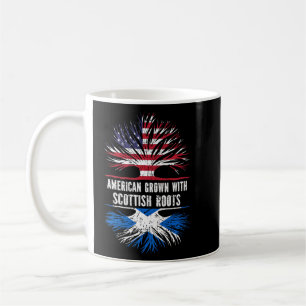 Amerikas Wachstum mit schottischen Roots US-Flagge Kaffeetasse