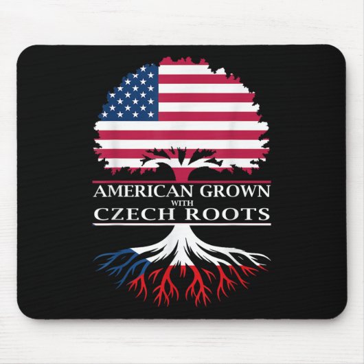 Amerikas Wachstum mit tschechischen Wurzeln Mousepad (Vorne)
