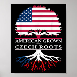 Amerikas Wachstum mit tschechischen Wurzeln Poster