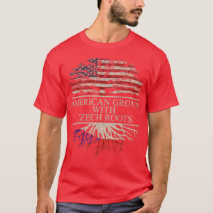Amerikas Wachstum mit tschechischen Wurzeln T-Shirt