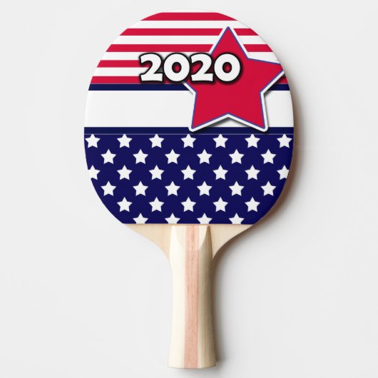 Amerikas Wahl, 2020, Wahl, personalisiert Tischtennis Schläger (Vorderseite)