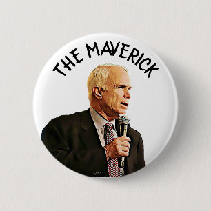 Amerikas wahrer Held John McCain Gedenkstätte Button