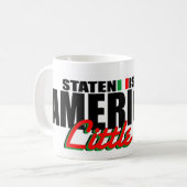 Amerikas wenig Italien-Tasse Kaffeetasse (Vorderseite Links)