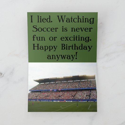 Amerikas wenig Lieblingszeitvertreib! Karte (Innenseite)