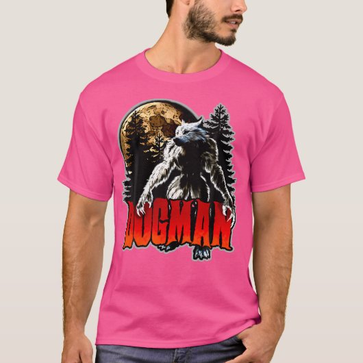 Amerikas Werwolf-Monster Cryptid T-Shirt (Vorderseite)