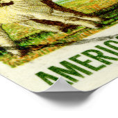 Amerikas Wollschaf Poster (Ecke)