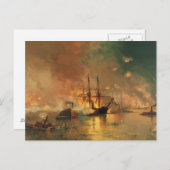 Amerikas Zivile Kriegsgefangennahme in New Orleans Postkarte (Vorne/Hinten)