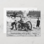 Amerikas Ziviler Krieg (1861-1865) Postcard Postkarte (Vorne/Hinten)