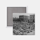 Amerikas Ziviler Krieg Magnet (Vorderseite/Rückseite)