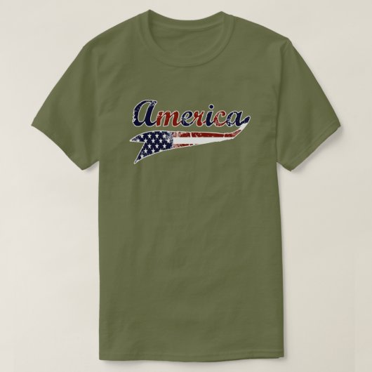 Amerikaswash-T - Shirt (Design vorne)
