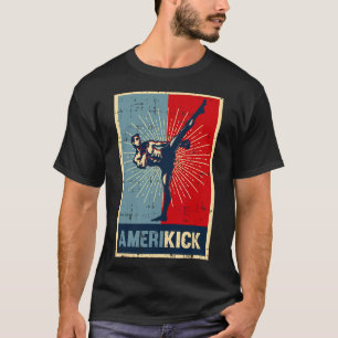 Amerikick America Kickboxen 4. Juli Tolles U T-Shirt