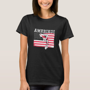 Amerikoi Japanischer Koi Karpfen Nishikigoi Fisch T-Shirt