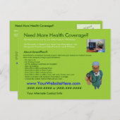 AmeriPlan Health Coverage Postcard Postkarte (Vorne/Hinten)